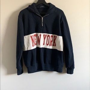 Brandy Melville 1/4 Zip Sweatshirt
